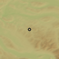 Shaded relief of the 51 km around Zell, drawn from the GMTED2010 grid
