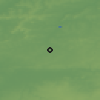Shaded relief of the 49 km around Chièvres, drawn from the GMTED2010 grid