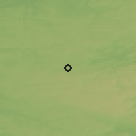 Shaded relief of the 50 km around Chimay, drawn from the GMTED2010 grid