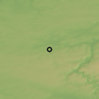 Shaded relief of the 50 km around Couvin, drawn from the GMTED2010 grid