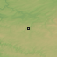 Shaded relief of the 50 km around Daverdisse, drawn from the GMTED2010 grid