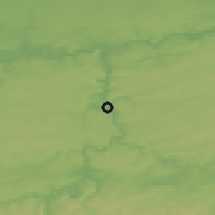 Shaded relief of the 49 km around Anhée, drawn from the GMTED2010 grid