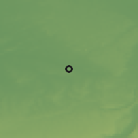 Shaded relief of the 49 km around Diepenbeek, drawn from the GMTED2010 grid