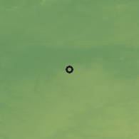 Shaded relief of the 49 km around Dour, drawn from the GMTED2010 grid