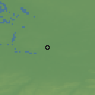 Shaded relief of the 49 km around Duffel, drawn from the GMTED2010 grid