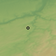 Shaded relief of the 49 km around Anthisnes, drawn from the GMTED2010 grid