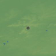 Shaded relief of the 49 km around Ellezelles, drawn from the GMTED2010 grid