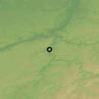 Shaded relief of the 49 km around Esneux, drawn from the GMTED2010 grid