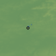 Shaded relief of the 49 km around Antoing, drawn from the GMTED2010 grid