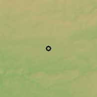 Shaded relief of the 50 km around Etalle, drawn from the GMTED2010 grid