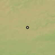 Shaded relief of the 50 km around Fauvillers, drawn from the GMTED2010 grid
