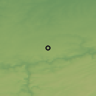 Shaded relief of the 49 km around Fernelmont, drawn from the GMTED2010 grid