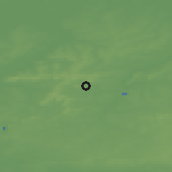 Shaded relief of the 49 km around Flobecq, drawn from the GMTED2010 grid