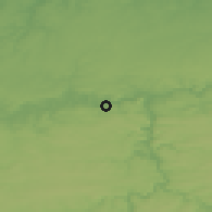Shaded relief of the 49 km around Floreffe, drawn from the GMTED2010 grid
