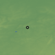 Shaded relief of the 49 km around Galmaarden, drawn from the GMTED2010 grid