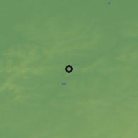 Shaded relief of the 49 km around Geraardsbergen, drawn from the GMTED2010 grid