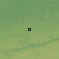 Shaded relief of the 49 km around Grâce-Hollogne, drawn from the GMTED2010 grid