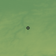 Shaded relief of the 49 km around Grez-Doiceau, drawn from the GMTED2010 grid