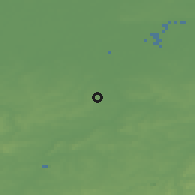 Shaded relief of the 49 km around Haaltert, drawn from the GMTED2010 grid