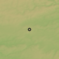 Shaded relief of the 50 km around Arlon, drawn from the GMTED2010 grid