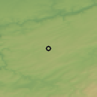 Shaded relief of the 49 km around Hamois, drawn from the GMTED2010 grid