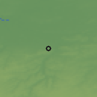 Shaded relief of the 49 km around Herent, drawn from the GMTED2010 grid