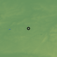Shaded relief of the 49 km around Herne, drawn from the GMTED2010 grid