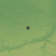 Shaded relief of the 49 km around Herstappe, drawn from the GMTED2010 grid