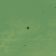 Shaded relief of the 49 km around Herzele, drawn from the GMTED2010 grid