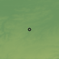 Shaded relief of the 49 km around Hoegaarden, drawn from the GMTED2010 grid