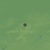 Shaded relief of the 49 km around Horebeke, drawn from the GMTED2010 grid