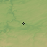 Shaded relief of the 50 km around Houyet, drawn from the GMTED2010 grid