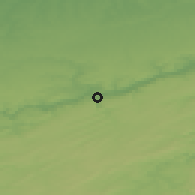 Shaded relief of the 49 km around Huy, drawn from the GMTED2010 grid