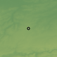Shaded relief of the 49 km around Incourt, drawn from the GMTED2010 grid