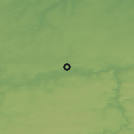 Shaded relief of the 49 km around Jemeppe-sur-Sambre, drawn from the GMTED2010 grid