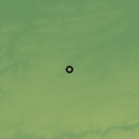 Shaded relief of the 49 km around Jodoigne, drawn from the GMTED2010 grid