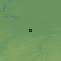 Shaded relief of the 49 km around Kampenhout, drawn from the GMTED2010 grid
