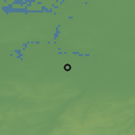 Shaded relief of the 49 km around Kapelle-op-den-Bos, drawn from the GMTED2010 grid