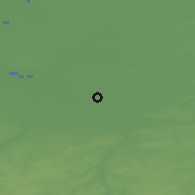Shaded relief of the 49 km around Keerbergen, drawn from the GMTED2010 grid