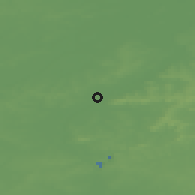 Shaded relief of the 49 km around Avelgem, drawn from the GMTED2010 grid