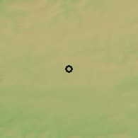 Shaded relief of the 50 km around Léglise, drawn from the GMTED2010 grid