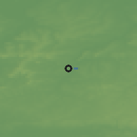 Shaded relief of the 49 km around Lessines, drawn from the GMTED2010 grid