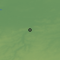Shaded relief of the 49 km around Leuven, drawn from the GMTED2010 grid