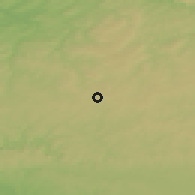 Shaded relief of the 50 km around Libramont-Chevigny, drawn from the GMTED2010 grid