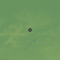 Shaded relief of the 49 km around Lierde, drawn from the GMTED2010 grid