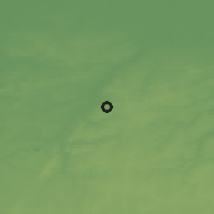 Shaded relief of the 49 km around Linkebeek, drawn from the GMTED2010 grid