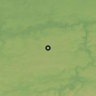 Shaded relief of the 49 km around Mettet, drawn from the GMTED2010 grid