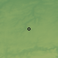 Shaded relief of the 49 km around Mont-Saint-Guibert, drawn from the GMTED2010 grid