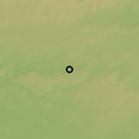 Shaded relief of the 50 km around Musson, drawn from the GMTED2010 grid