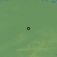 Shaded relief of the 49 km around Nazareth, drawn from the GMTED2010 grid